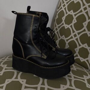 Black Platform Boots